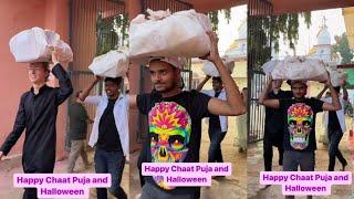 Happy Chaat Puja Halloween //Nomad shubham//nomad sonu..