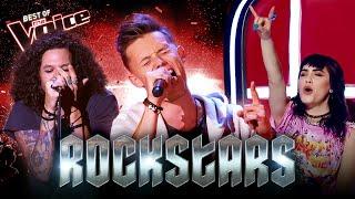 ROCKSTAR Blind Auditions on The Voice  | Top 10