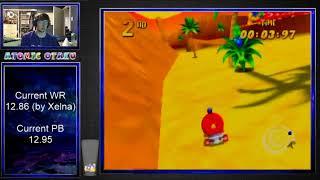 Diddy Kong Racing -- Tricky the Triceratops Shortcut in 12.94