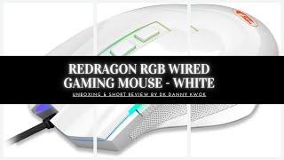 Economical Budget RGB Redragon M602 Griffin Gaming Mouse White Unboxing and Short Review