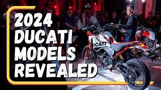 Exclusive look at the 2024 new Ducati models.