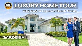 Wild Blue Waterside Lakewood Ranch | LUXURY HOME Real Estate Tour |   Gardenia II Model