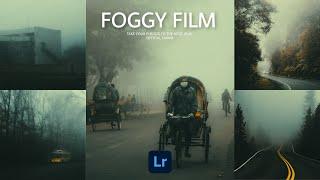 Premium Foggy Film Lightroom Preset Free Download | Moody Foggy Preset