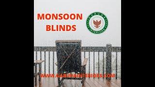 MONSOON BLINDS BY GARUDA INTERIORS I CHENNAI I BANGALORE I COIMBATORE I SALEM I TIRUPUR - MOTORIZED