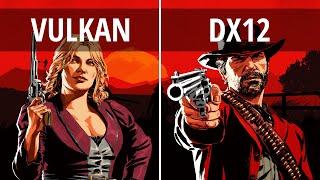 RED DEAD REDEMPTION 2 - PC VULKAN vs DX12 (Vulkan vs DirectX 12)