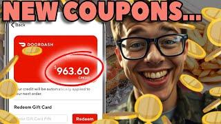 WORKING DoorDash Promo Code for $100 in your account  Doordash Coupon Codes 2025