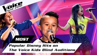 Most Iconic DISNEY Song Covers on The Voice Kids Worldwide | The Voice Kids Blind Auditions