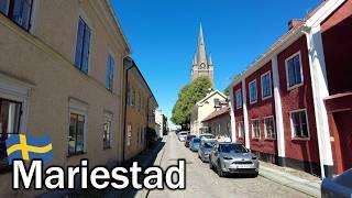 Sweden, Mariestad, walking tour of the "Gamla stan" (old town) area.