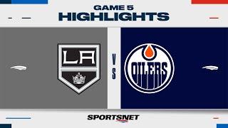 NHL Game 5 Highlights | Kings vs. Oilers - May 1, 2024