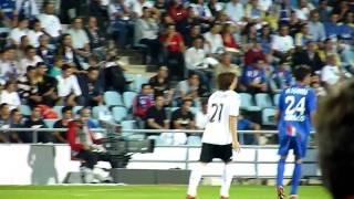 David Silva - Valencia - in movement across the field