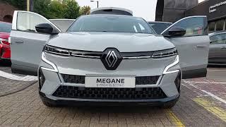 BRAND NEW 2025 RENAULT MEGANE E-TECH ELECTRIC TECHNO COMFORT RANGE in CERAMIC GREY @ Renault Croydon