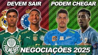 NEGOCIAÇÕES DO PALMEIRAS PARA A TEMPORADA 2025 | MERCADO DA BOLA