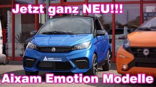 GAMMA Fahrzeuge zeigt die neune Aixam Emotion Modelle