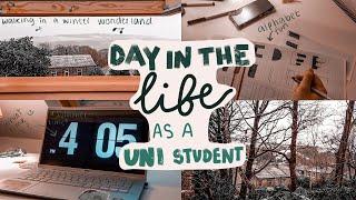 Day In the Life of a Uni Student | Christmas vibes, uni submissions & more