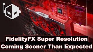 AMD FidelityFX Super Resolution, or FSR, Allegedly Launching In June