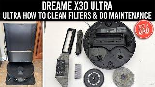 How to do Maintenance on Dreame X30 Ultra Robot Vac & Mop with Links to Bags & Solution