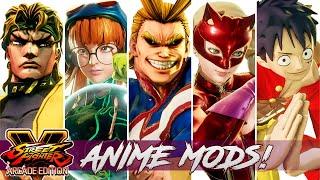 Best "ANIME MODS" in Street FighteR V ! - Vol.1