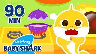 WATCH OUT! Stay away from the Fire | +Compilation | Healthy Habits & Safety | Baby Shark Official