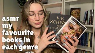 ASMR My Favourite Books in Each Genre (Close Whispers)