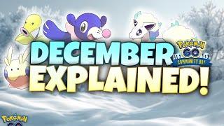 THIS IS ACTUALLY PRETTY GOOD!!  Pokémon GO December 2024 Community Day EXPLAINED!