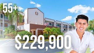 Inside a $229,900 55+ condo at Kings Pointe - 9477 N BELFORT CR #312 Tamarac Florida