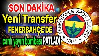 SON DAKİKA! Yeni Transfer F.Bahçe'ye Hayırlı Olsun; Yayında bile Söyledi