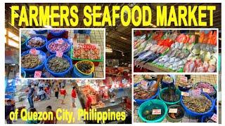 FARMERS MARKET TOUR IN QUEZON CITY 2023| SEAFOOD IN METRO MANILA’S MUST VISIT WET MARKET|WALK TOUR