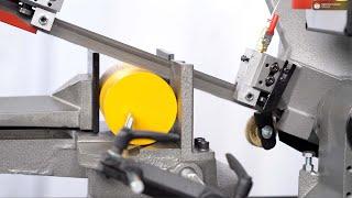 #machining #workshop WorkShop Band Saw Intro Video RongFu RF-270 Horizontal Band Saw