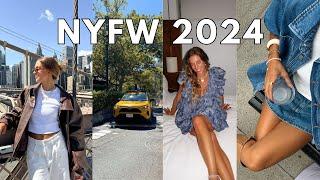 NYFW 2024 VLOG: events, tarte glam, shopping, workouts, + more