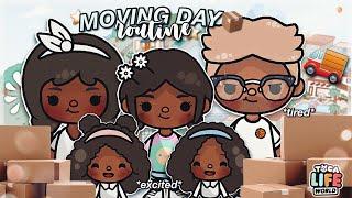 Big family *AESTHETIC* moving day routine*TEXAS*|*VOICED*️|Toca Life| it’s me annie