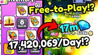 NEW BEST *F2P* DIAMOND FARM Method In Pet Simulator 99!