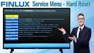 How to access the service menu on FINLUX TV - Service Menu codes | Hard Reset FINLUX LED TV