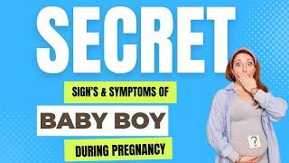Sign's & Symptoms Of Having Baby Boy During Pregnancy | Myths & Facts