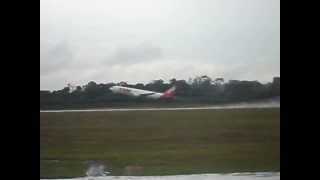 TMA manaus decolagem do B767-330ER da tam em manaus