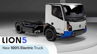 The Lion5 Is Here! - Lion Launches Its 100% Electric Class 5 Commercial Truck