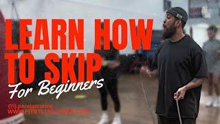 Learn how to skip | For beginners, learning the boxers step