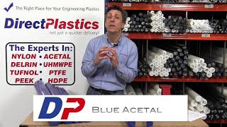 Direct Plastics - Blue Acetal