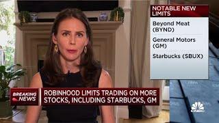 Robinhood limits trades on 50+ stocks, including Beyond Meat, Starbucks