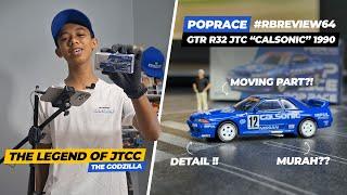 POP RACE GTR R32 CALSONIC - REVIEW MINISCALE INDONESIA