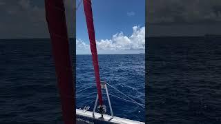 After 3 months, we finally sailed away from Fakara, a 23NM journey to Toau, but a big step forward!