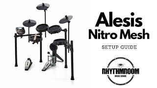 Alesis Nitro Mesh Kit setup guide