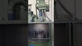 Working video of rotary table shot blasting machine | Sandblasting equipment