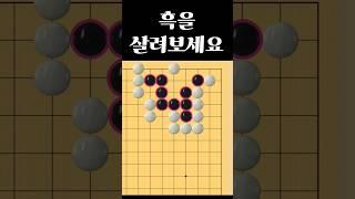 쉬운 바둑 사활 - 흑을 절묘하게 살리는 수