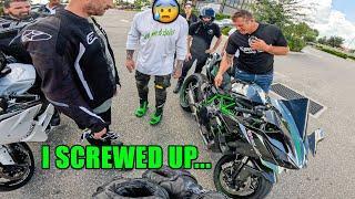 NINJA H2 TEST RIDE GONE WRONG