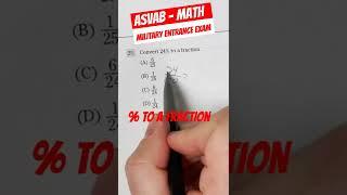 ASVAB Math Knowledge Answer #25 #short