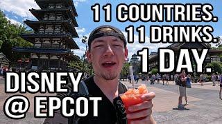 The Best Drinking Around The World at EPCOT Video You Will Ever See & Ranking Each Country (2024)