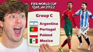 I Put Ronaldo and Messi in the Same World Cup Group!  