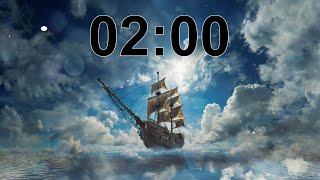 2 Minute Timer | Ocean of Clouds Ambience ️