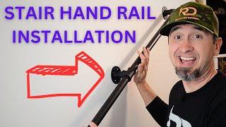 Wall Mounted Handrail Install for Beginners!