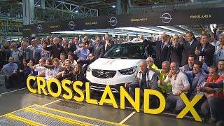 Opel Crossland X start of production in Zaragoza